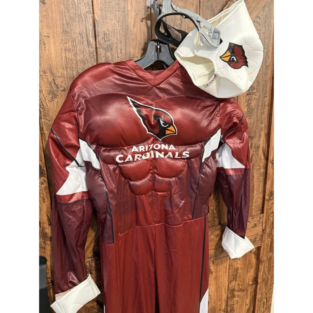 Arizona Cardinals Youth Kids Large Red NFL Game Day Costume Outfit Halloween
